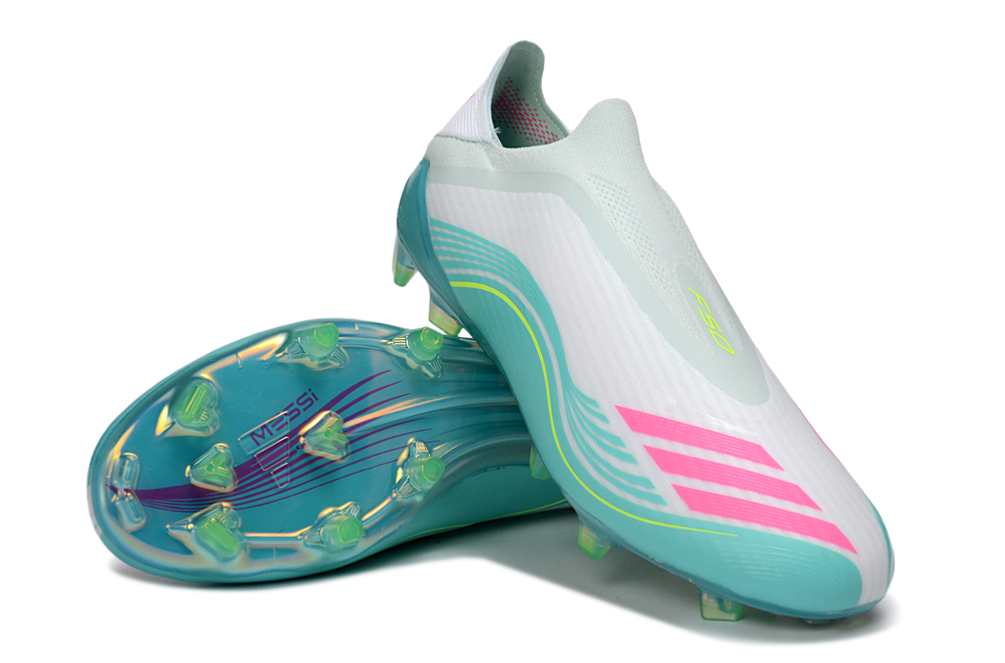F50 TF MESSI ZONDER VETERS WIT GROEN